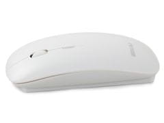 Verk 06061_B Bezdrôtová optická myš WIRELESS SLIM 2,4 GHz - biela