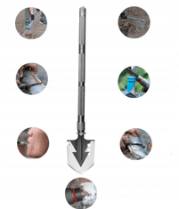 Pronett XJ3683 Viacúčelová poľná lopatka 12v1