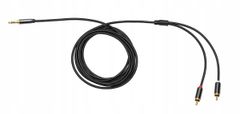 ISO Prepojovací audio kábel JACK 3,5 mm - 2x RCA Cinch, 3m, 7469