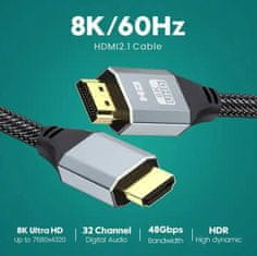 Verk Kábel Hdmi 2.1 8K 2m