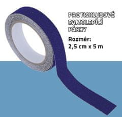 Verk Protišmykové samolepiace pásky 5m - modré