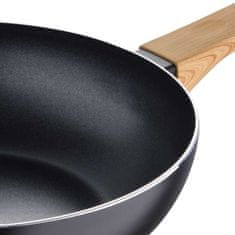 Bergner Wok panvica s nepriľnavým povrchom 28 cm Earth Black