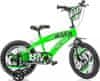 Dino bikes Detský bicykel BMX 145XC čierno-zelené 14