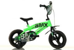 Dino bikes Detský bicykel BMX 125XL čierno-zelené 12