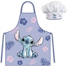 BrandMac Detská zástera s kuchárskou čiapkou Lilo & Stitch
