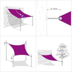 Vidaxl Tieniaca plachta, oxford, obdĺžniková 3x4 m, béžová