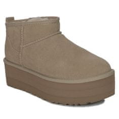 Ugg Australia Snehovky hnedá 38 EU Classic Ultra Mini Platform