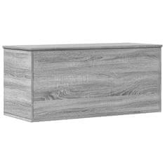 Vidaxl Úložný box sivý sonoma 100x42x46 cm kompozitné drevo