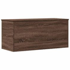 Vidaxl Úložný box hnedý dub 100x42x46 cm kompozitné drevo