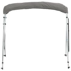 Vidaxl Strieška Bimini so 4 oblúkmi a stenami 243x(170-182)x137 cm