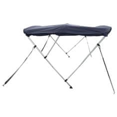 Vidaxl Strieška Bimini s 3 oblúkmi a stenami 183x(170-182)x137 cm