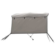 Vidaxl Strieška Bimini s 3 oblúkmi a stenami 183x(170-182)x137 cm