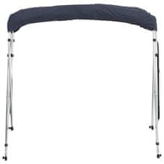 Vidaxl Strieška Bimini so 4 oblúkmi a stenami 243x(185-198)x137 cm