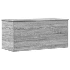 Vidaxl Úložný box sivý sonoma 100x42x46 cm kompozitné drevo