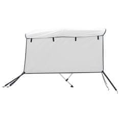 Vidaxl Strieška Bimini s 3 oblúkmi a stenami 183x(170-182)x137 cm