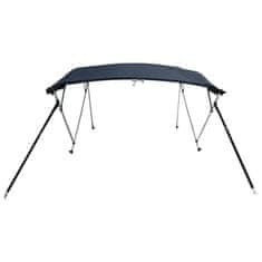 Vidaxl Strieška Bimini so 4 oblúkmi a stenami 243x(170-182)x137 cm