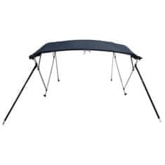 Vidaxl Strieška Bimini so 4 oblúkmi a stenami 243x(230-244)x137 cm