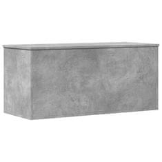 Vidaxl Úložný box betónovosivý 100x42x46 cm kompozitné drevo