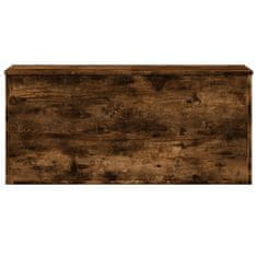 Vidaxl Úložný box dymový dub 100x42x46 cm kompozitné drevo