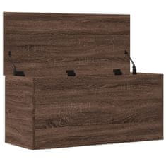 Vidaxl Úložný box hnedý dub 100x42x46 cm kompozitné drevo