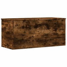 Vidaxl Úložný box dymový dub 100x42x46 cm kompozitné drevo