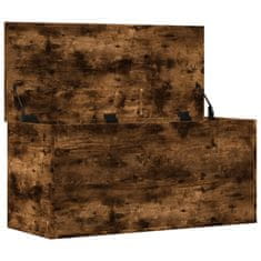 Vidaxl Úložný box dymový dub 100x42x46 cm kompozitné drevo