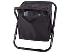 Verk 01668_SK Kempingová skladacia stolička s taškou, čierna