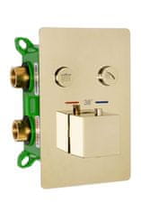 REA Sprchový termostatický set fenix davis zlatý + box (REA-P6324)