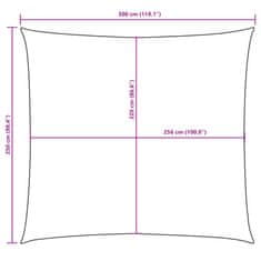 Vidaxl Tieniaca plachta, oxford, obdĺžniková 2,5x3 m, antracitová