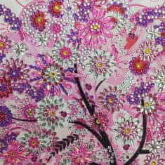 GFT Diamantové maľovanie špeciálne - ružový strom