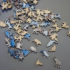 GFT Drevené zvieracie puzzle - slon