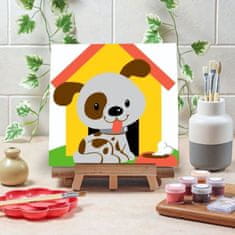 GFT Maľovanie podľa čísel pre deti - psík