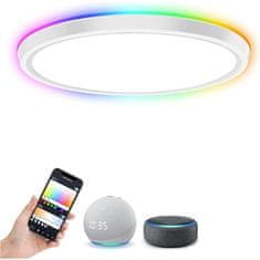 Immax Stropní svítidlo (07164-40)Neo LITE TUDO Smart s RGB podsvícením 40cm, 50W Tuya WIFI