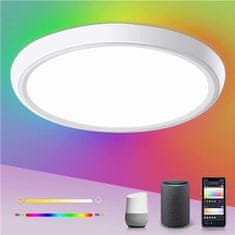 Immax Stropní svítidlo (07164-40)Neo LITE TUDO Smart s RGB podsvícením 40cm, 50W Tuya WIFI