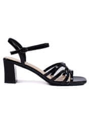Amiatex Dámske sandále 108557 + Nadkolienky Gatta Calzino Strech, čierne, 39