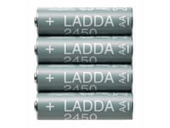 IKEA Nabíjacie batérie 4 ks, HR06 AA, 1,2 V, 2450 mAh