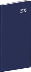 Notique Kapesný diár Modrý 2025, plánovací mesačný, 8 x 18 cm