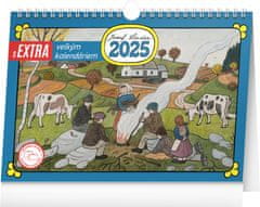 Notique Stolný kalendár Josef Lada s extra veľkým kalendáriom 2025, 30 x 21 cm