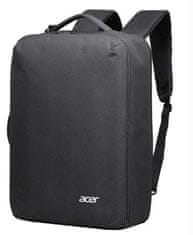 Acer Urban backpack 3in1 (batoh/taška do ruky/taška cez rameno), 15.6"-17,3", čierny, dve veľké vrecká, 30 x 12 x 44cm, 0,85 kg