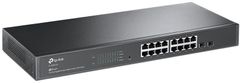 TP-LINK &quot;JetStream 16-Port Gigabit Smart Switch with 2 Gigabit SFP SlotsPORT: 16× Gigabit RJ45 Ports, 2× Gigabit SFP S