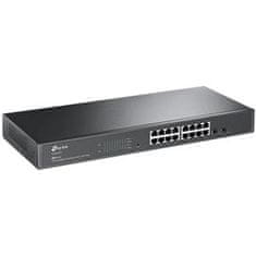 TP-LINK &quot;JetStream 16-Port Gigabit Smart Switch with 2 Gigabit SFP SlotsPORT: 16× Gigabit RJ45 Ports, 2× Gigabit SFP S