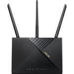 Modem Asus 4G-AX56 LTE s WiFi routerom, 3x GLAN, 1x GWAN, 1x slot SIM, 574/1201Mbps,