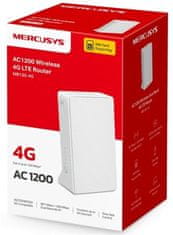 Mercusys MB130-4G - AC1200 4G LTE Modem a Router, 2x LAN port