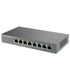 Grandstream GWN7711P Layer 2 Lite managed switch, 8 portov, 4x PoE/PoE+