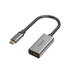 HAMA redukcia USB-C na HDMI, UHD/8K @ 60 Hz, kovová