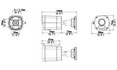 Uniarch by Uniview IP kamera/ UHO-B1R-M2F3/ Bullet/ 2Mpx/ objektív 2.8mm/ 1080p/ Wi-Fi/ SD slot/ IP67/ IR30/ Onvif