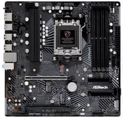 ASRock B650M PG LIGHTNING / AMD B650 / AM5 / 4x DDR5 DIMM / 3x M.2 / HDMI / DP / USB-C / mATX