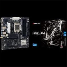 Biostar MB B660 LGA1700 4xDDR4, HDMI DVI VGA 4xSATA, 2xM.2 PCIe 4.0, Support WiFi Micro ATX