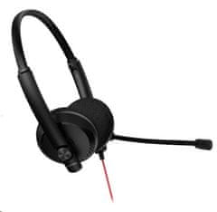 Canyon konferenčný headset HS-07, tenký, kompaktný, USB zvuková karta s ovládačom pre hovory, 3.5mm jack, čierny