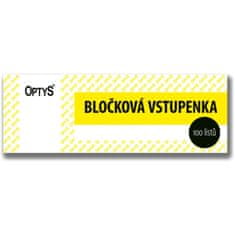 Optys Bločková vstupenka